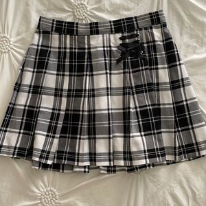 Justice Plaid Skirt